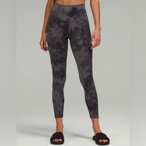 Lululemon Align High-Rise Pant 25" in Diamond Dye Pitch Grey Graphite Grey